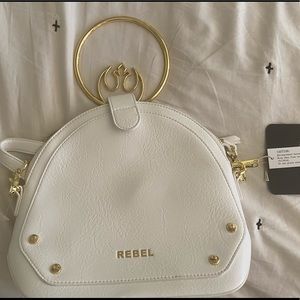 LOUNGEFLY x Star Wars Gold Rebel Handle Crossbody